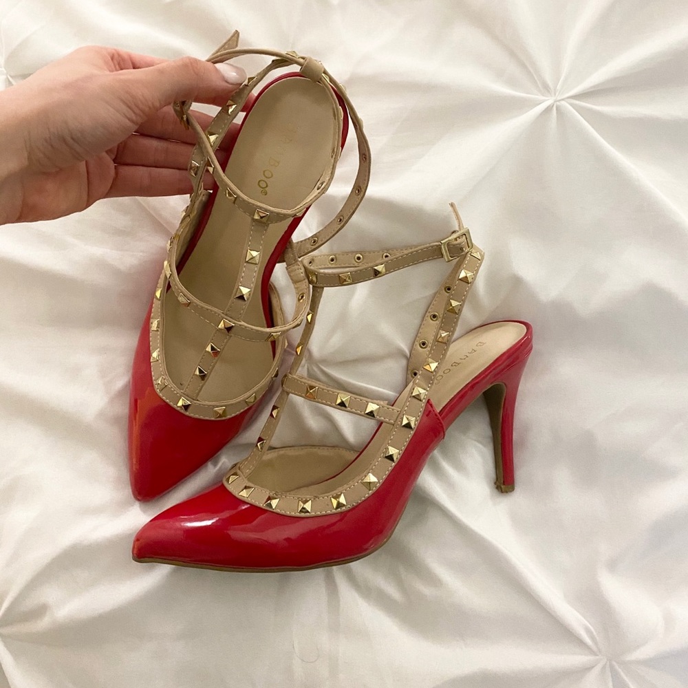 Rockstud red heels
